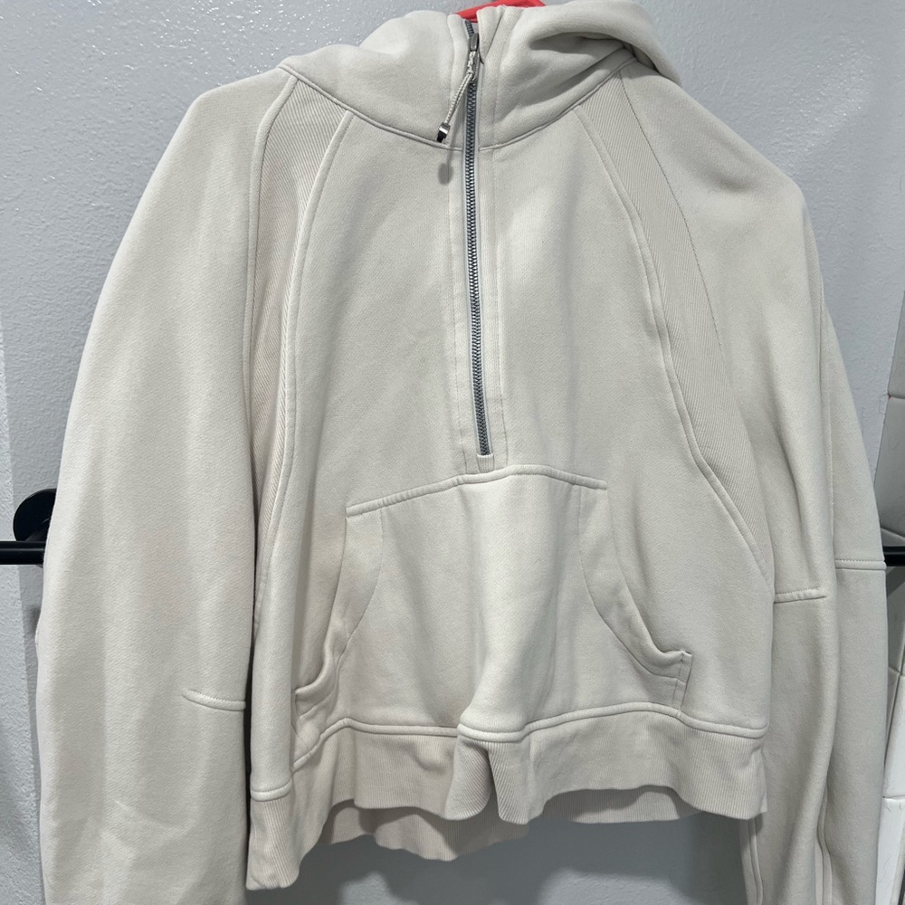 M/L lululemon scuba sweatshirt color bone